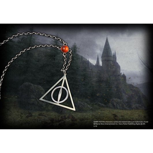 Colgante Lovegood De Las Reliquias De La Muerte Con Caja Harry Potter
