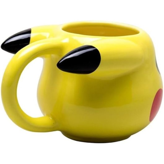 Taza Pikachu 3d Pokémon Cerámica 500 Mls