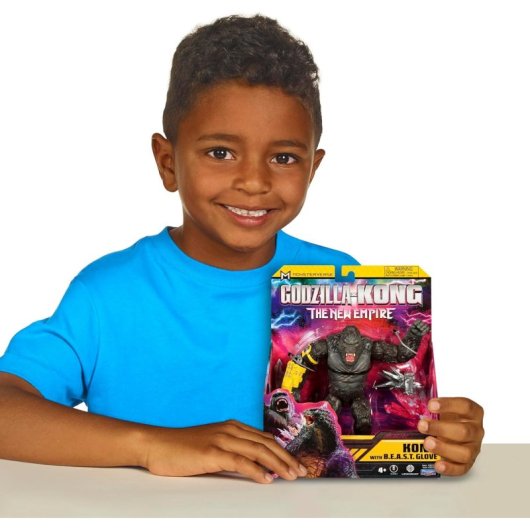 Figura Kong Con Guante B.e.a.s.t. Godzilla X Kong: The New Empire 15 Cms
