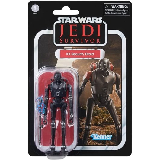 Set 3 Figuras Jedi Survivor Star Wars Riot Scoit Trooper, Magnaguard Y Kx Security Droid Articulada 9,5 Cms