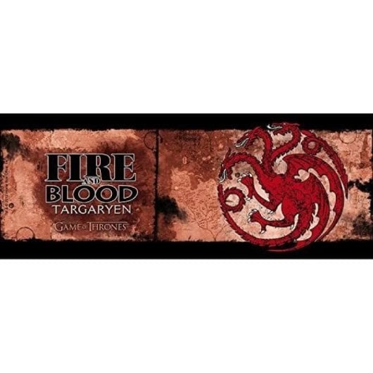 Taza Game Of Thrones Targaryen Fire And Blood Cerámica 460 Mls
