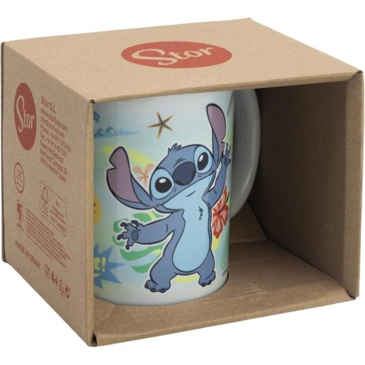 Taza Stitch Seaworld Lilo & Stitch Disney Cerámica 325 Mls