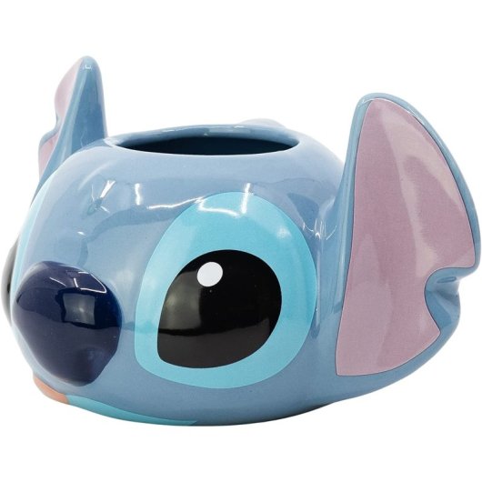 Taza Lilo & Stitch 3d Cerámica 375 Mls