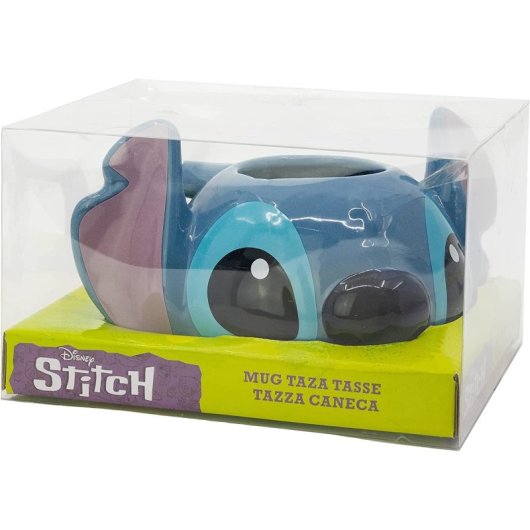 Taza Lilo & Stitch 3d Cerámica 375 Mls