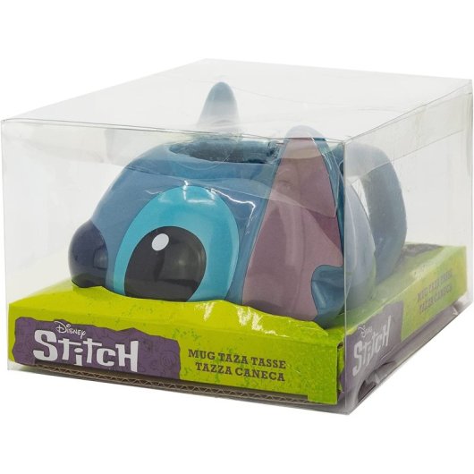 Taza Lilo & Stitch 3d Cerámica 375 Mls