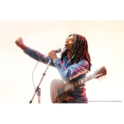 Figura Bob Marley Live At The Rainbow '77 Iconics Estatua 18 Cms