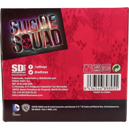 Taza Personajes Escuadrón Suicida Suicide Squad Dc Cerámica 320 Mls