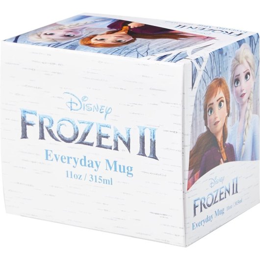 Taza Anna Y Elsa Frozen Ii Disney Cerámica 315 Mls