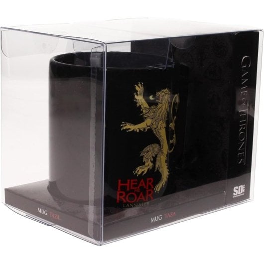 Taza Hear Me Roar Lannister Juego De Tronos Game Of Thrones Cerámica 320 Mls