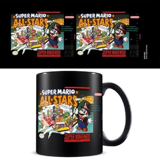 Taza All Stars Super Mario Bros Nintendo Cerámica 315 Mls