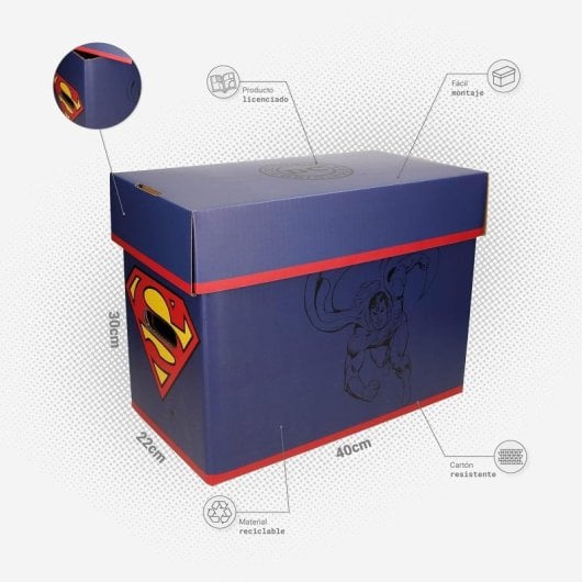 Caja Cómics Superman Dc