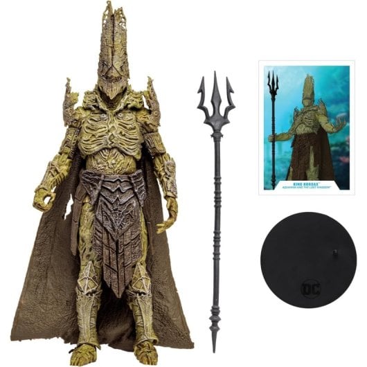 Figura King Kordax Aquaman Y El Reino Perdido Dc Articulada 18 Cms