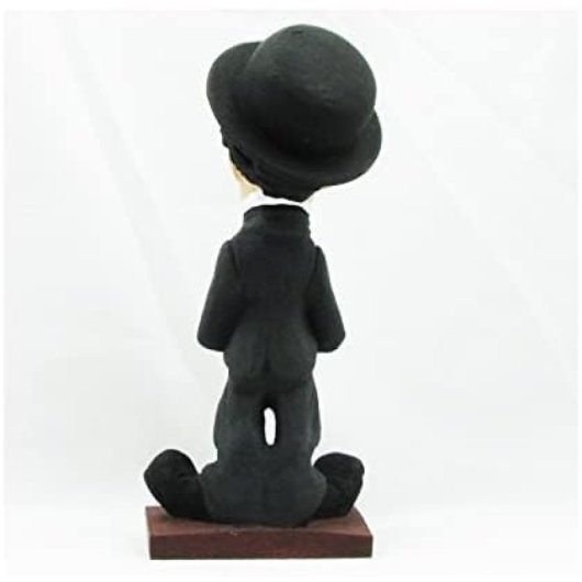 Figura Charlie Chaplin Artesanal 20 Cms