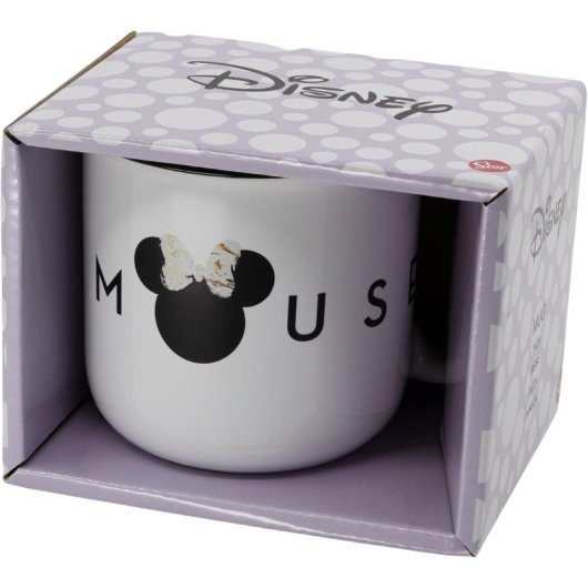 Taza Minnie Mouse Mickey Mouse Disney Cerámica 400 Ml