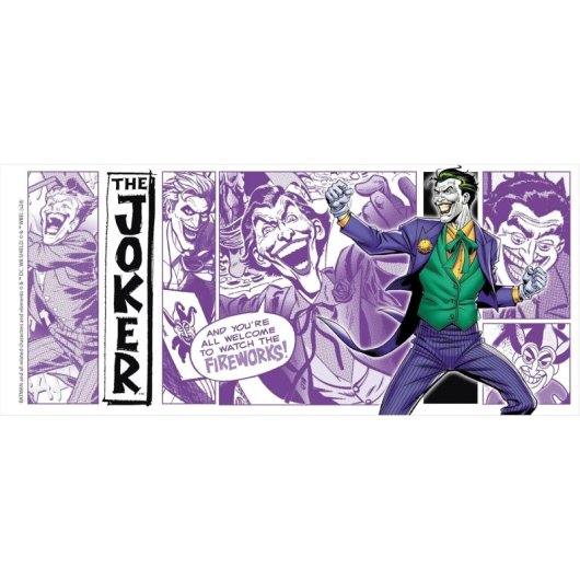 Taza The Joker Dc Cómics Cerámica 320 Mls
