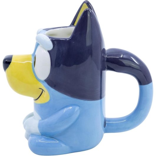 Taza 3d Bluey Cerámica 320 Mls