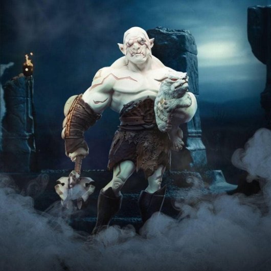 Figura Azog The Defiler El Hobbit Mini Epics Edición Limitada 16 Cms