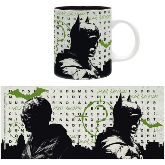 Taza Batman Y The Riddler Cerámica 320 Mls