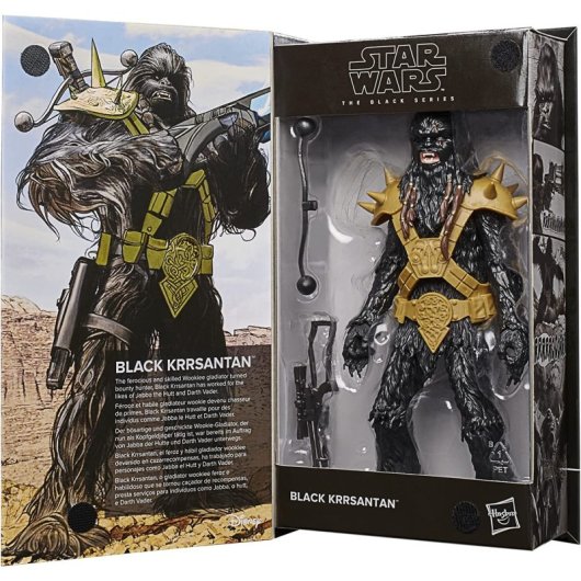 Figura Black Krrsantan Star Wars Black Series Articulada 15 Cms