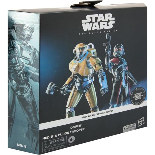 Pack 2 Figuras Ned-b & Purge Trooper Star Wars Obi Wan Kenobi Articuladas 15 Cms