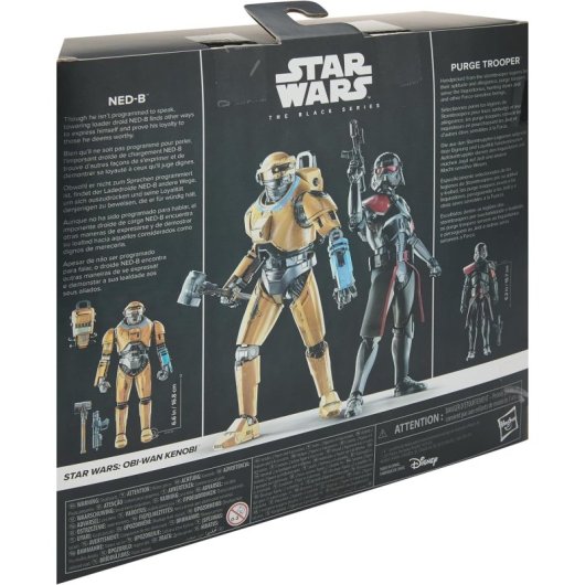 Pack 2 Figuras Ned-b & Purge Trooper Star Wars Obi Wan Kenobi Articuladas 15 Cms