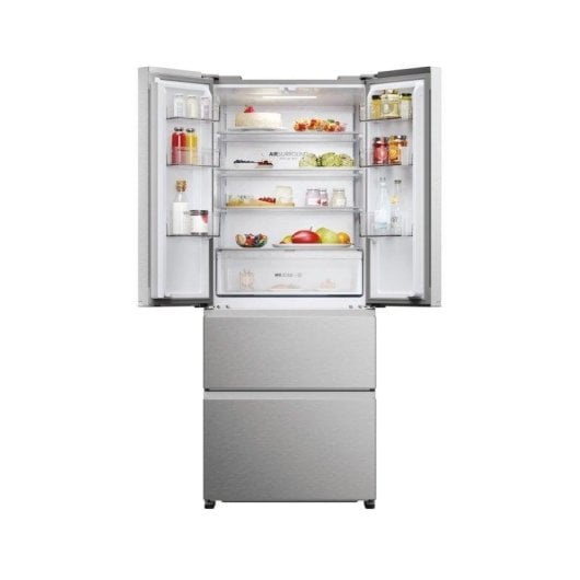 Réfrigérateur Combiné Haier HFR3718ENMM Total No Frost 177,5cm 402L E Inox WiFi