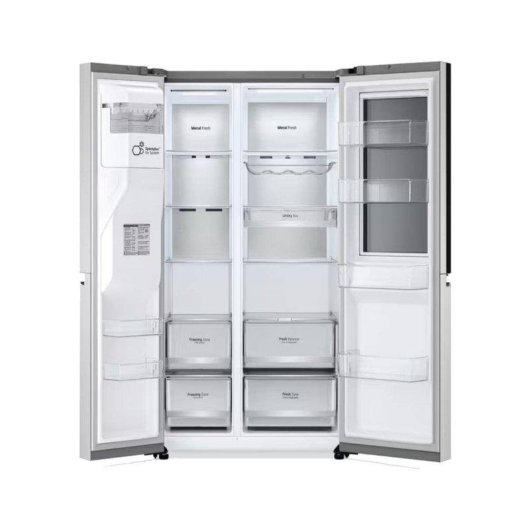 Frigorífico Americano LG GSXE91MBAD No Frost 179cm 628L D Cinzento Metálico WiFi
