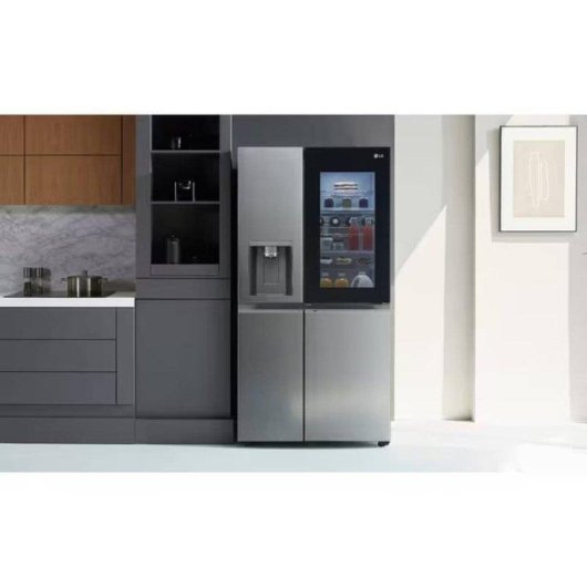 Frigorífico Americano LG GSXE91MBAD No Frost 179cm 628L D Cinzento Metálico WiFi