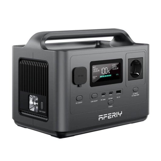 Estación de energía AFERIY AF-P040 256Wh 6 puertos AC, USB y DC Batería LiFePO4 Pantalla LED