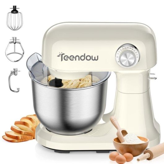 Robot de Cozinha Teendow 1500W 4,7L 12 Velocidades Pulso