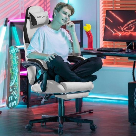 Sedia Gaming GTPLAYER Ergonomica con supporto lombare