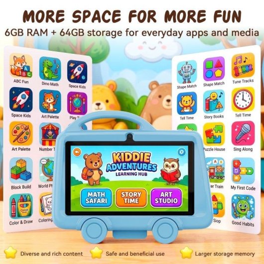 Tablet TABWEE K8 WiFi 7" 2GB 32GB Rose Stylus Pen