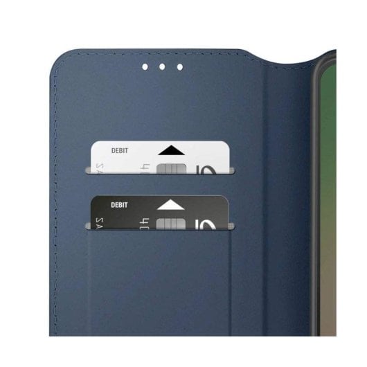 Capa para Telemóvel Avizar Folio Couro Sintético Azul Magnética para Galaxy A56 A36