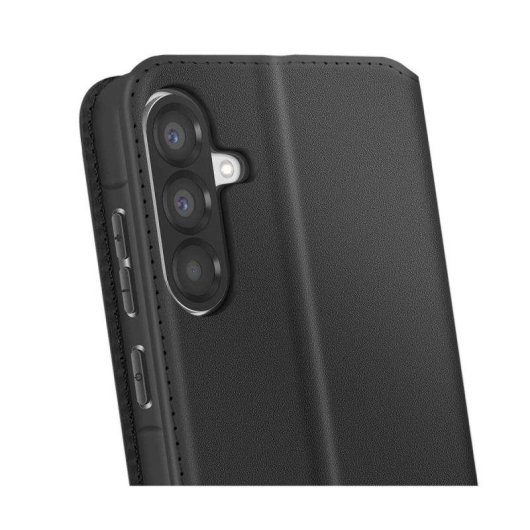 Capa para Telemóvel Avizar Folio Pele Sintética Preta com Porta Cartões para Galaxy A56/A36