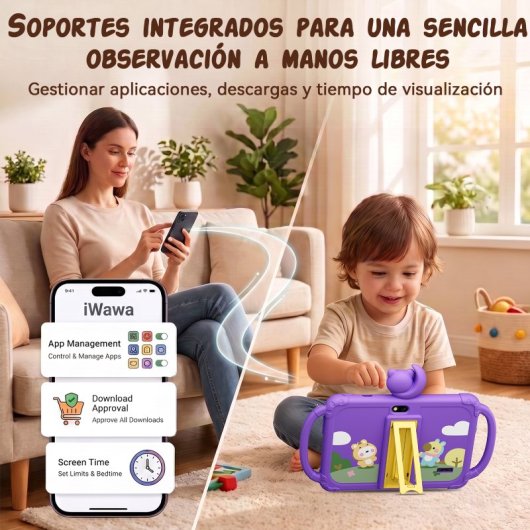 Tablet VEKFULPC K8 WiFi 7" 2GB 32GB Violet Stylus Pen