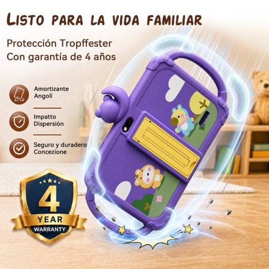 Tablet VEKFULPC K8 WiFi 7" 2GB 32GB Violet Stylus Pen