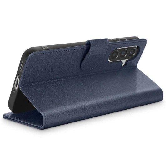 Capa para telemóvel Avizar Carteira Pele Sintética Azul Noite para Galaxy A56 A36