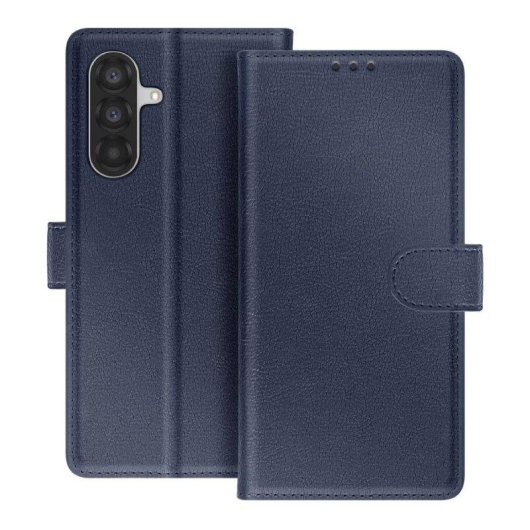 Capa para telemóvel Avizar Carteira Pele Sintética Azul Noite para Galaxy A56 A36
