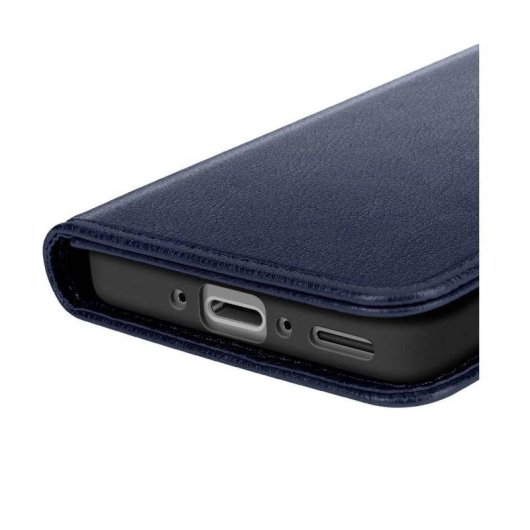 Capa para telemóvel Avizar Carteira Pele Sintética Azul Noite para Galaxy A56 A36