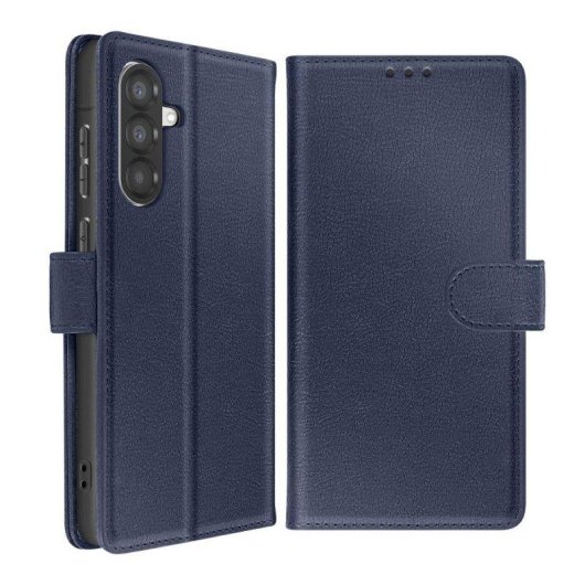 Capa para telemóvel Avizar Carteira Pele Sintética Azul Noite para Galaxy A56 A36