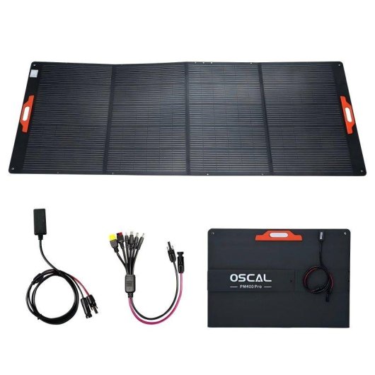 Panel Solar Oscal PM400 Pro 400W Plegable Portátil Resistencia IP67