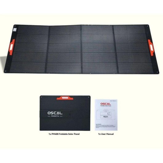 Panel Solar Oscal PM400 Pro 400W Plegable Portátil Resistencia IP67