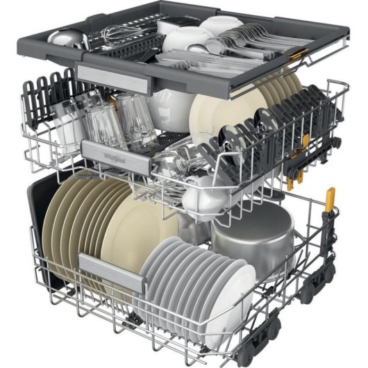 Lavavajillas Whirlpool W7F HS41 S 15 services C avec 6th Sense et AquaStop