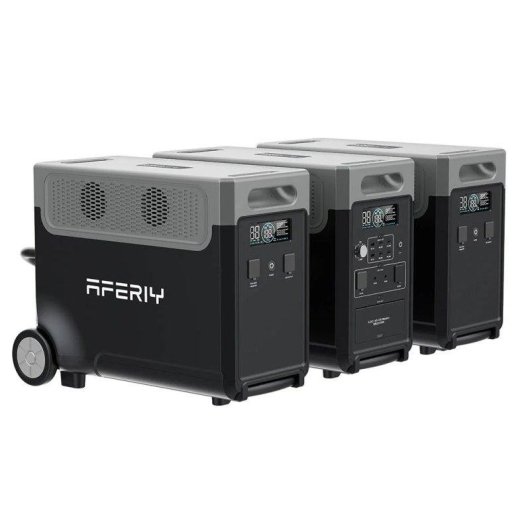 Estación de energía AFERIY P310B 3840Wh Batería LiFePO4 2 puertos USB Carga solar