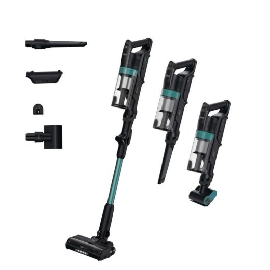 Aspiradora sin Bolsa Hoover HF1P10PX 165W 45 min Cepillo Motorizado Negro Turquesa