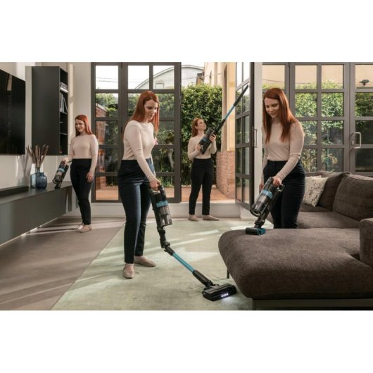 Aspiradora sin Bolsa Hoover HF1P10PX 165W 45 min Cepillo Motorizado Negro Turquesa