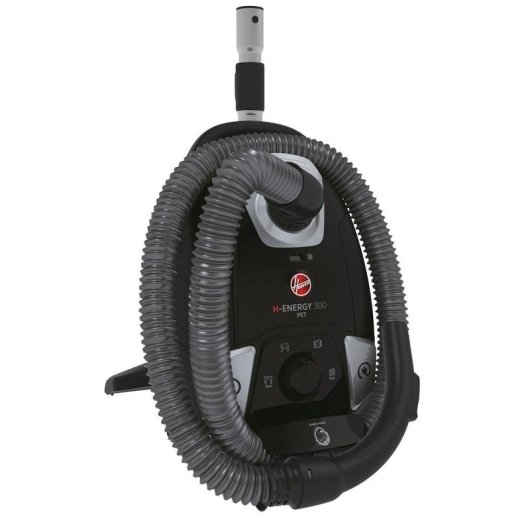 Aspirador com Saco Hoover H-ENERGY 300 HE320PET 850W 4L EPA Preto