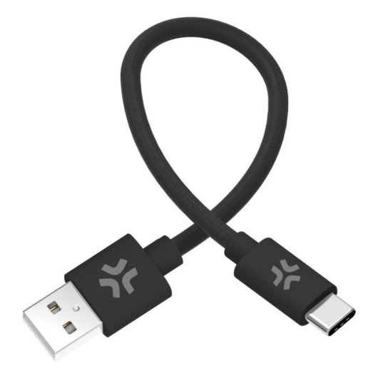 Cavo USB-C Celly USBAUSBCCOT30BK cotone intrecciato 1,5 m