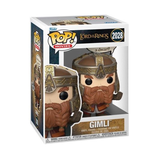 Funko Pop! Sayings Gimli El Señor de los Anillos Figura Coleccionable 9,5 cm