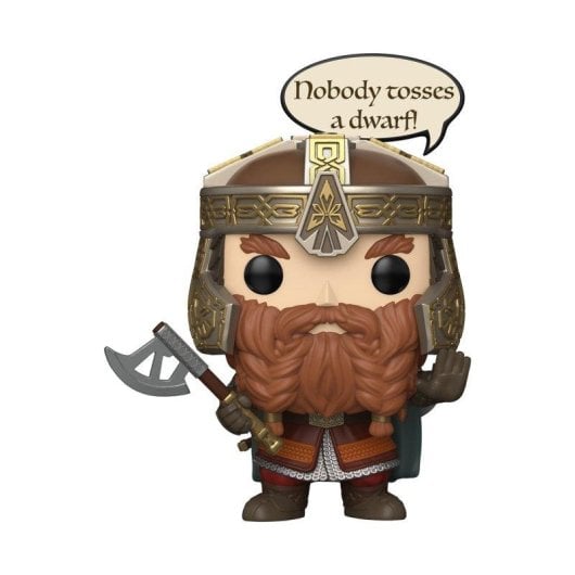 Funko Pop! Sayings Gimli El Señor de los Anillos Figura Coleccionable 9,5 cm